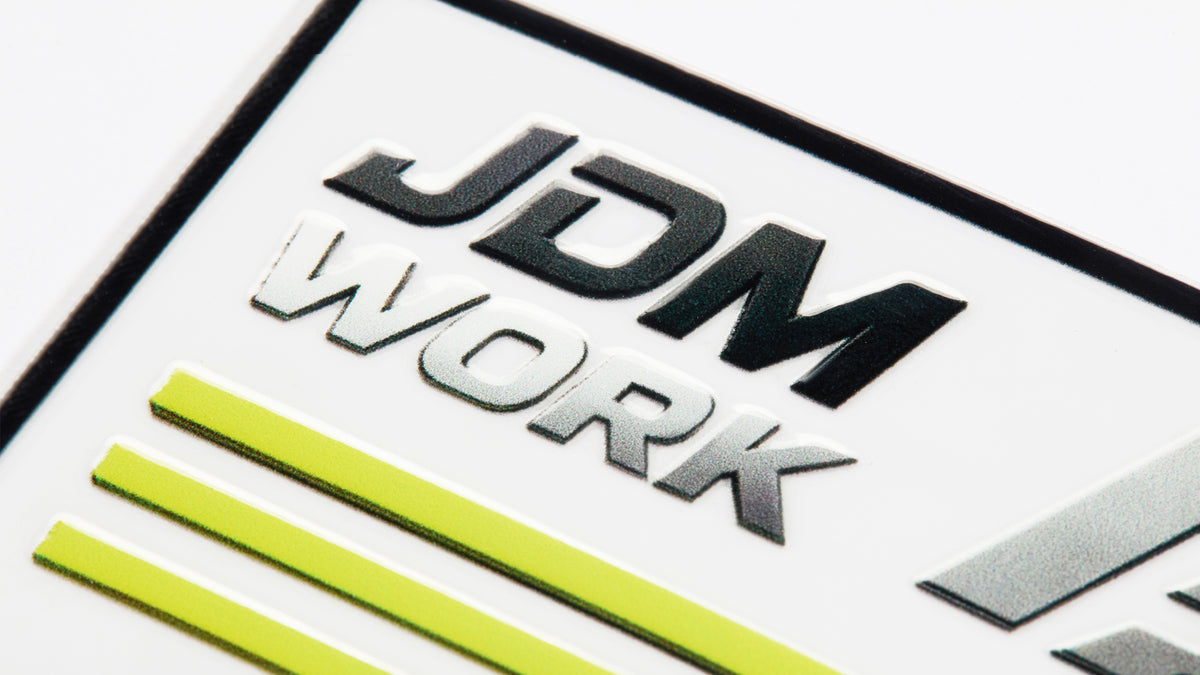 JDM Tuning UV Crystal Transfer Stickers, Drift Touge Racing Waterproof Decals, Automotive Modified Water Transfer Stickers for Car Model, Laptop, Motorcycle
